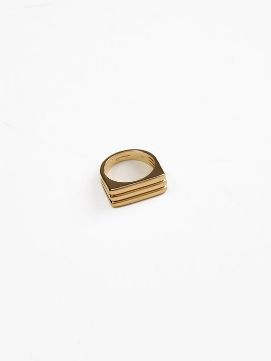 Austin Square Pinky Ring