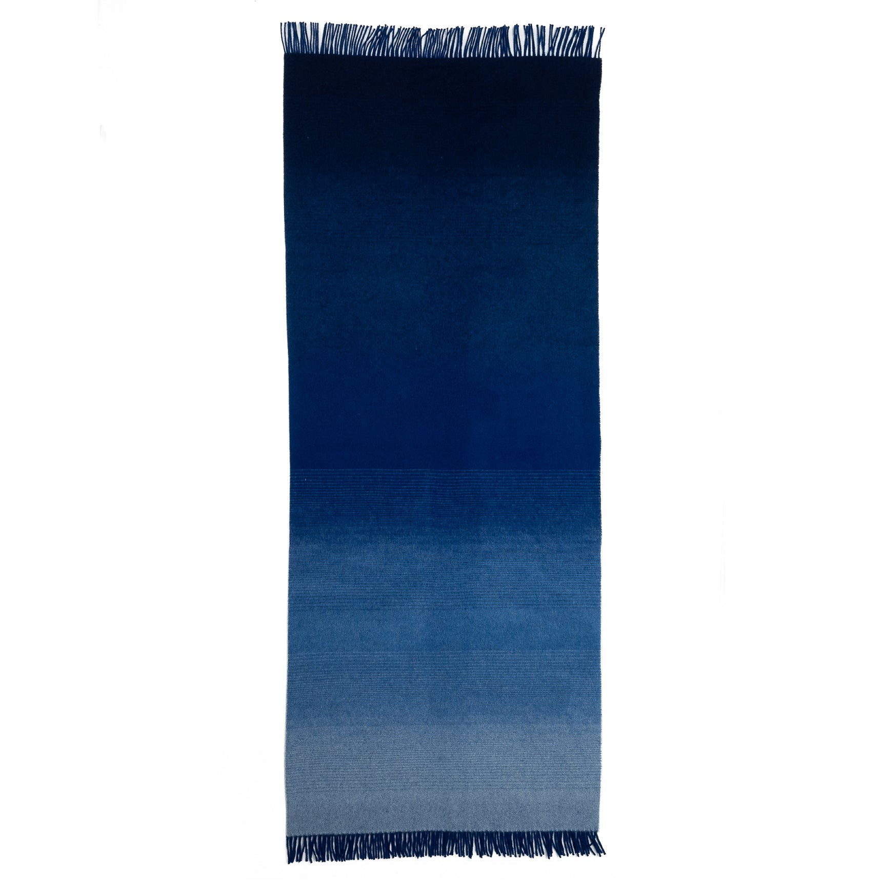 Whisper Ombre Merino Throw in Deep Water | Prince of Scots - Osadia Concept Store