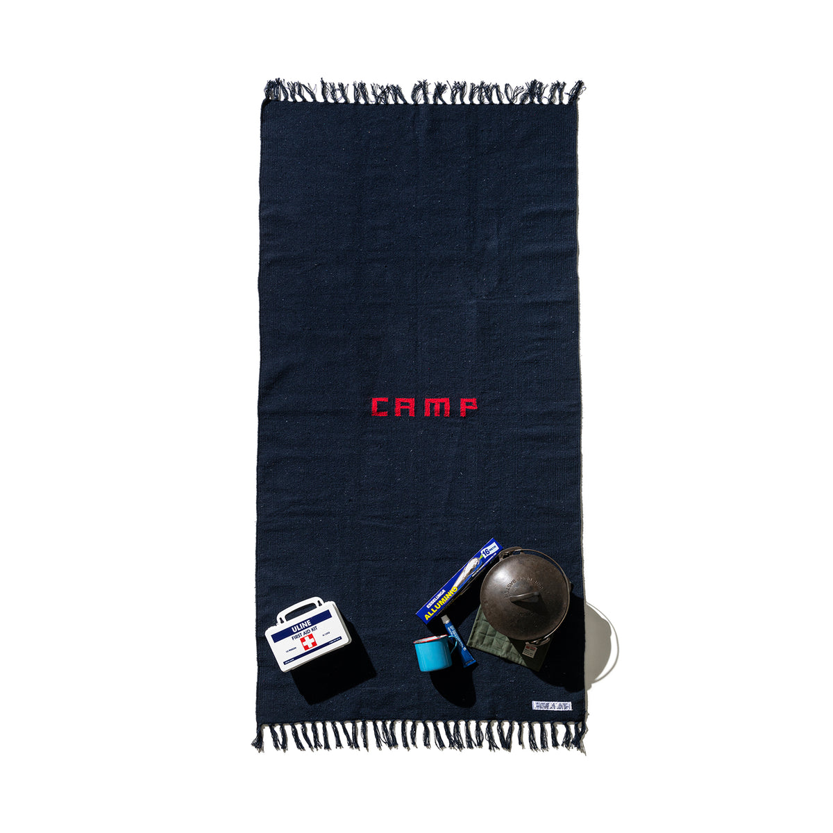 HANDLOOMED RECYCLE YARN CAMP RUG