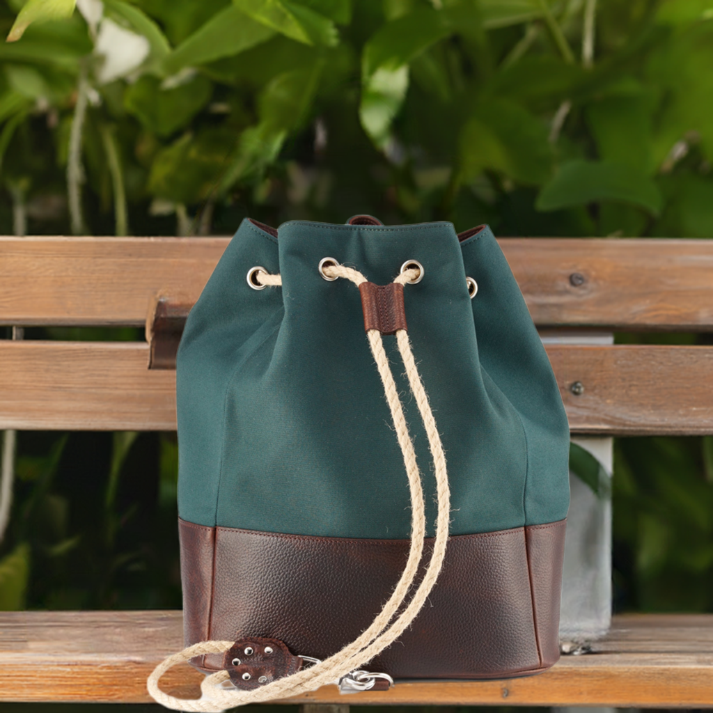WANDERLUST Canvas Duffle Bag ~ Classic Green - Osadia Concept Store