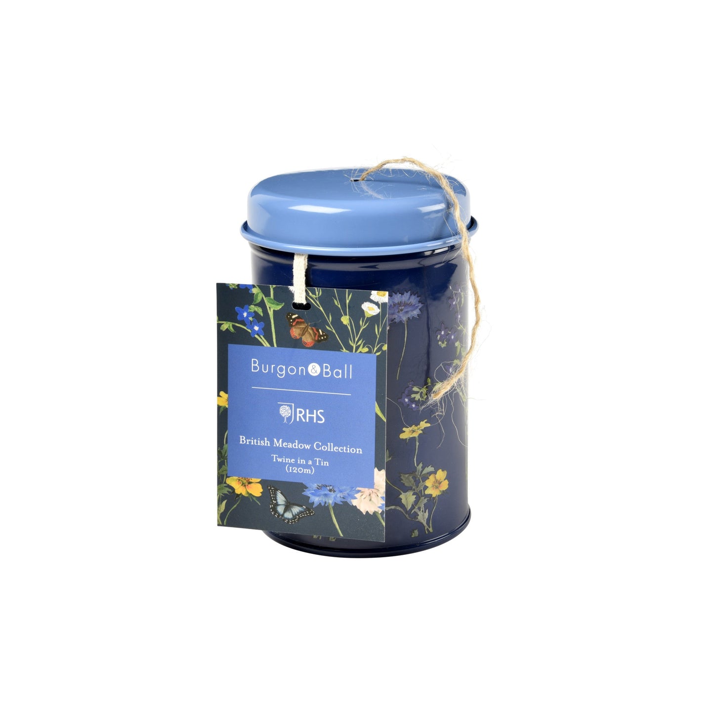 Burgon & Ball® British Meadow Twine in a Tin, RHS Endorsed