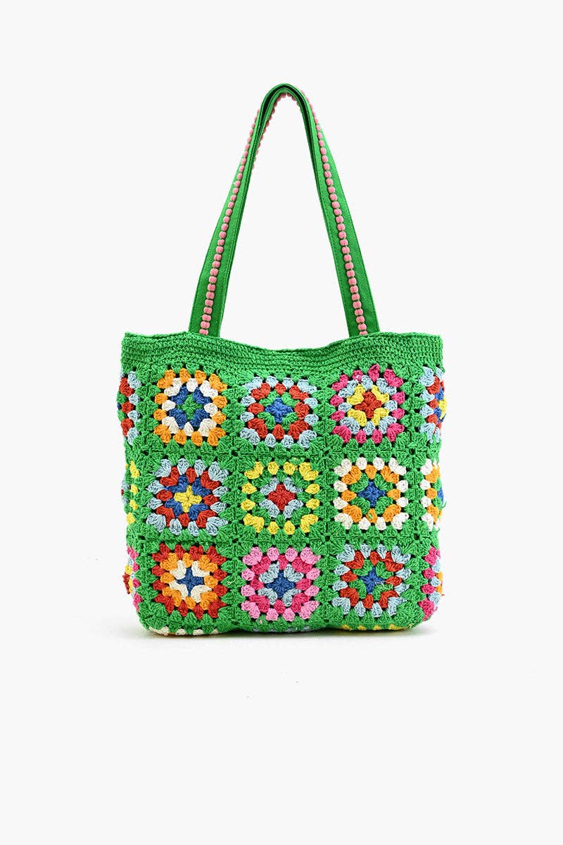 Rooted Radiance Crochet Tote- Sustainable Fashion