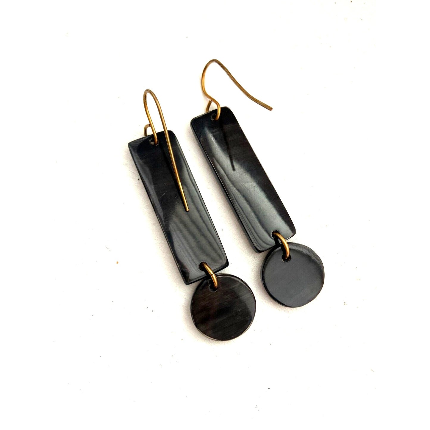 Exclamation Point Horn Earrings