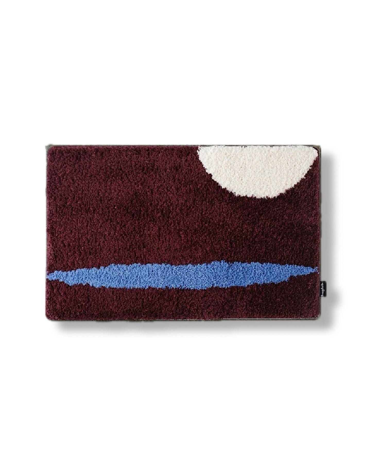 Ultra Soft Contemporary Abstract Bath Rug, Absorbent, Anti-slippery Mat