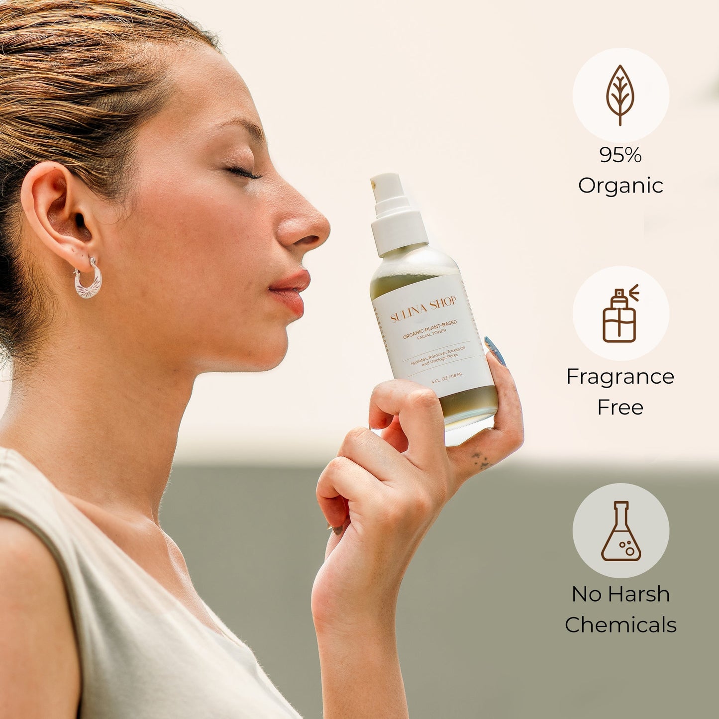 Organic Plant-Based Facial Toner