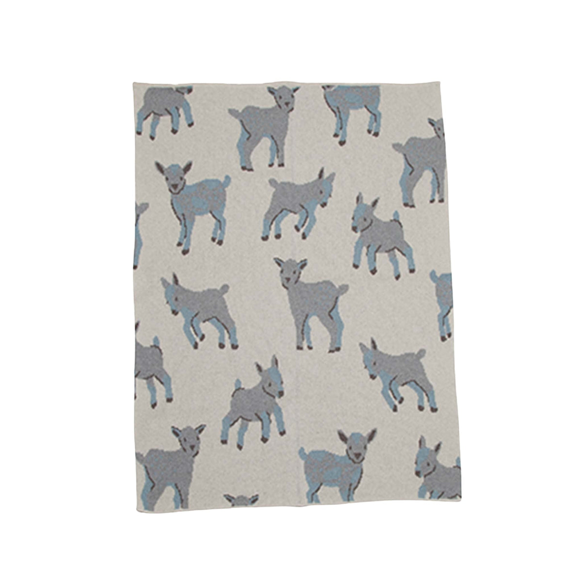 Baby Goat - Cotton Knit Blanket