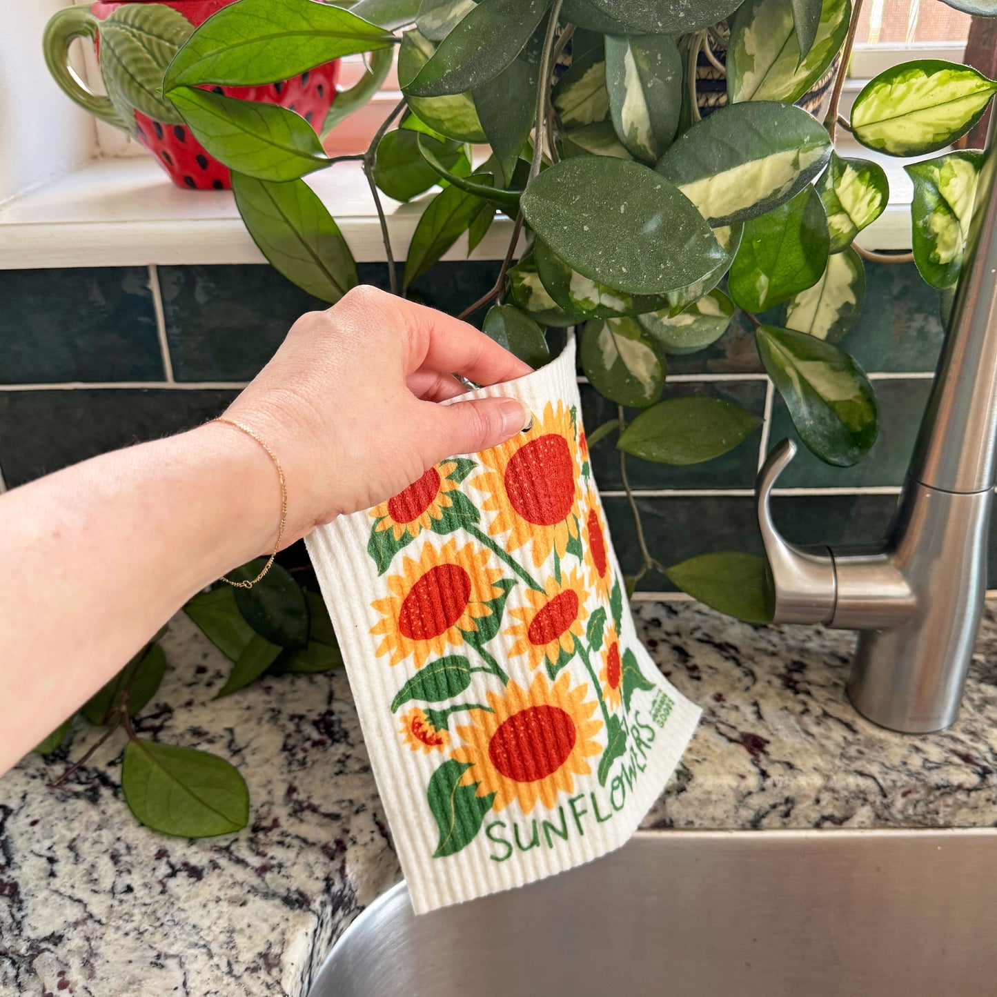 Sunflower Sponge Cloth
