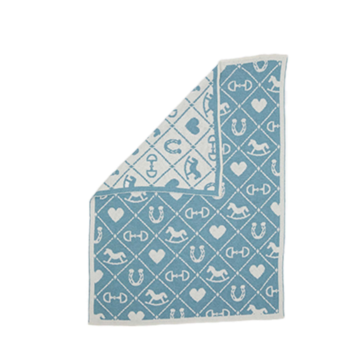 Baby Pony Quilt - Cotton Knit Blanket