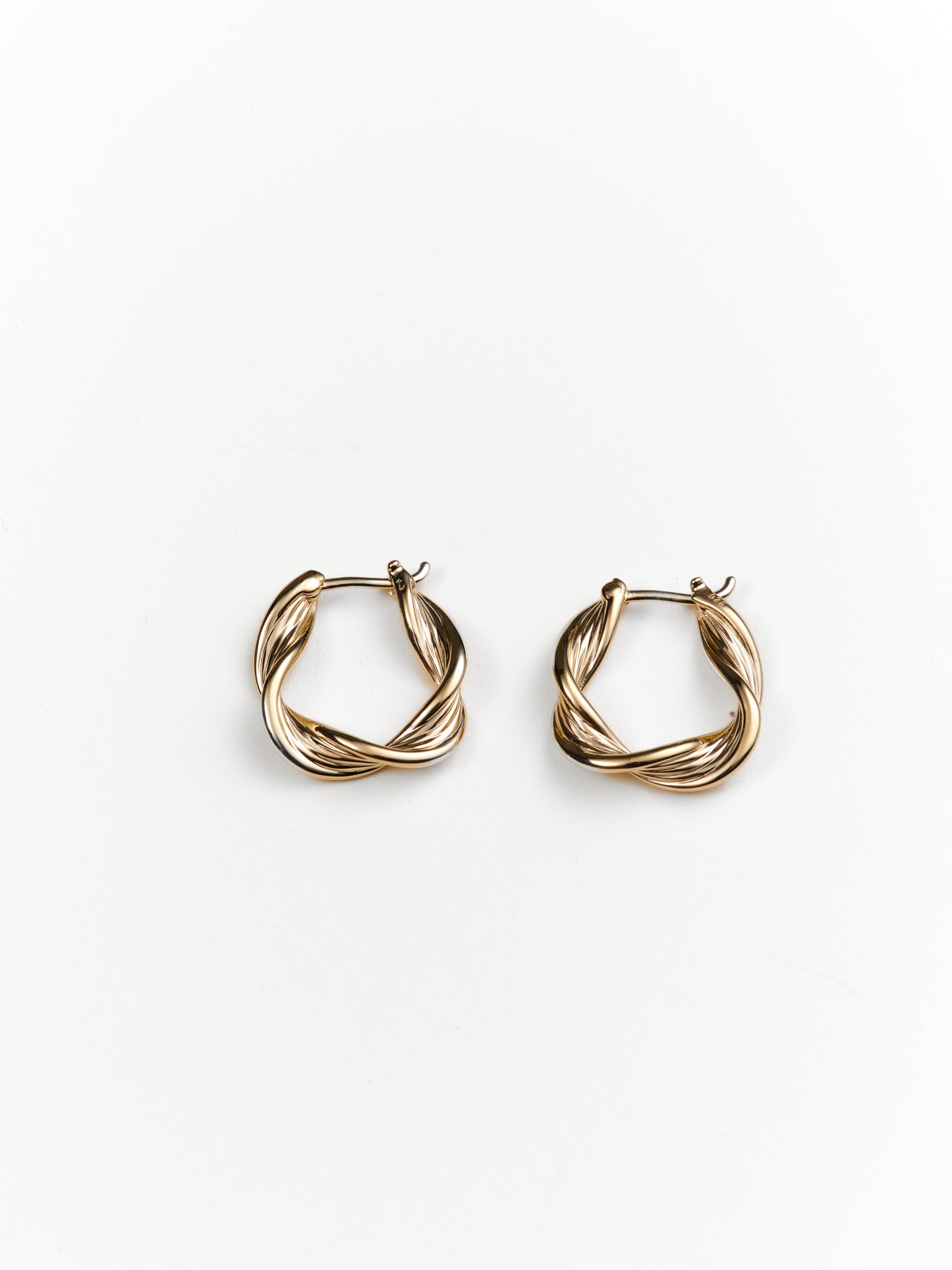 Sunny Twisted Hoops