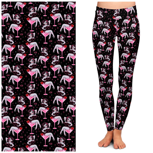 Cocktail Crush Leggings by Miss Fluff x Lipstick & Chrome TC2