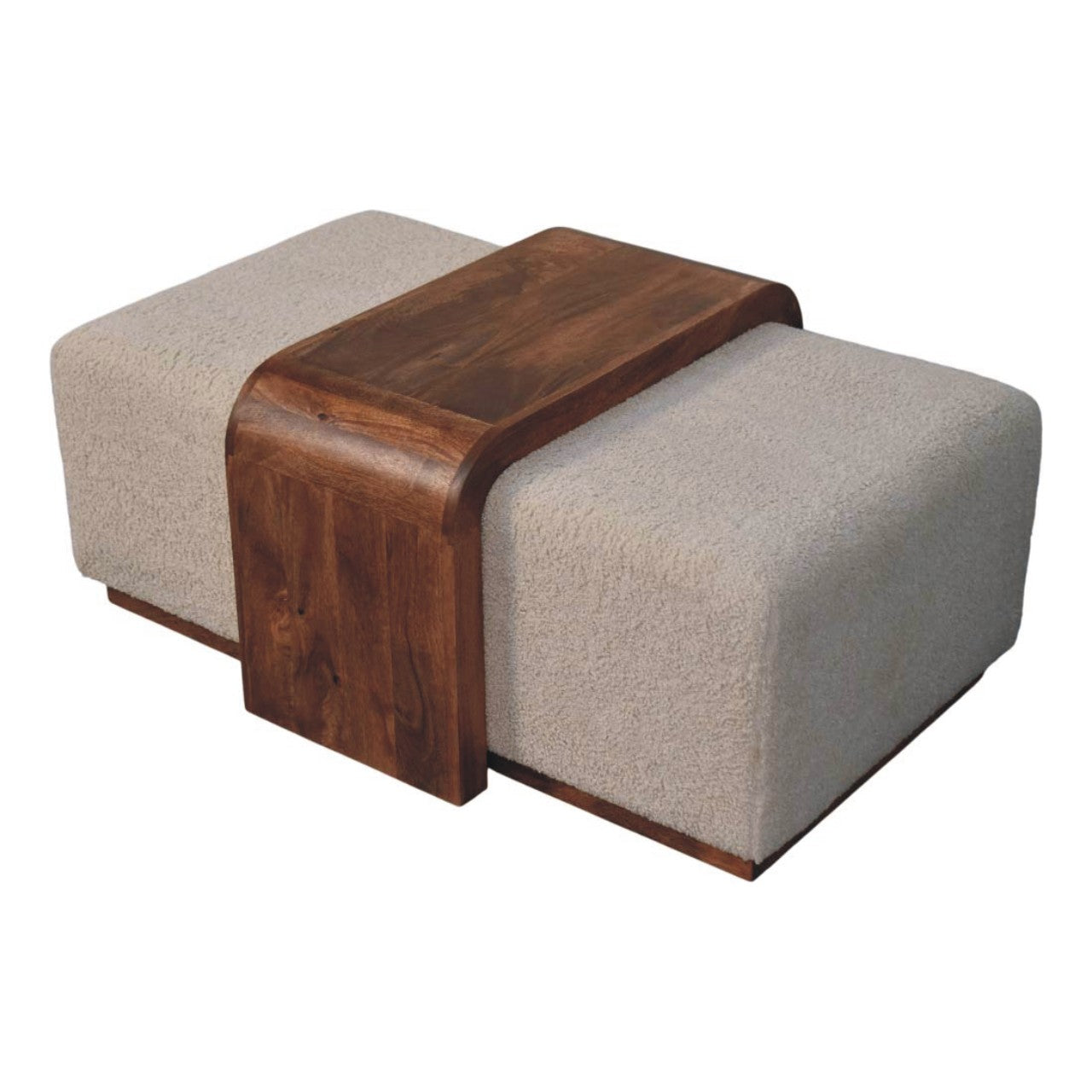 Solid Wood Arden Bench Duo