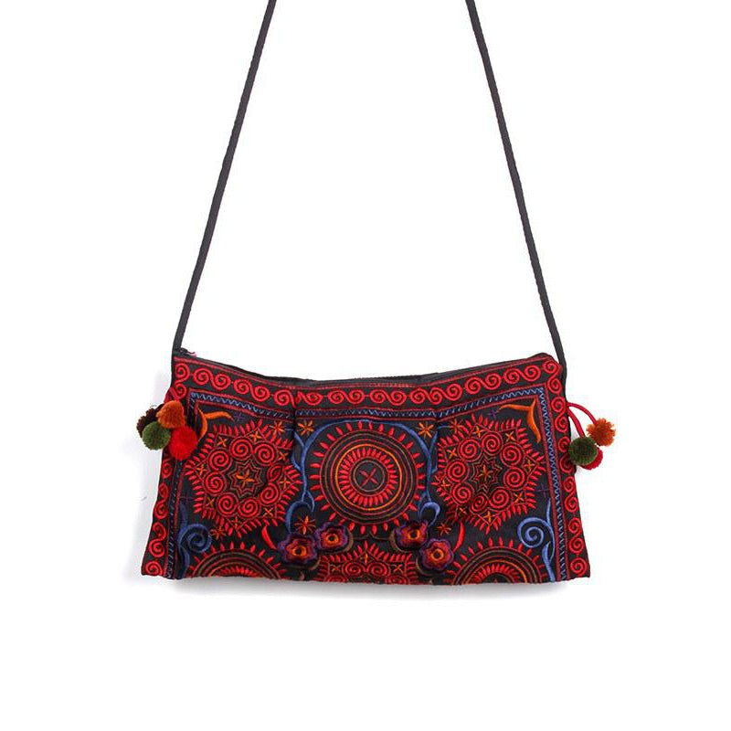 Leyla Embroidered Crossbody Purse - Thailand