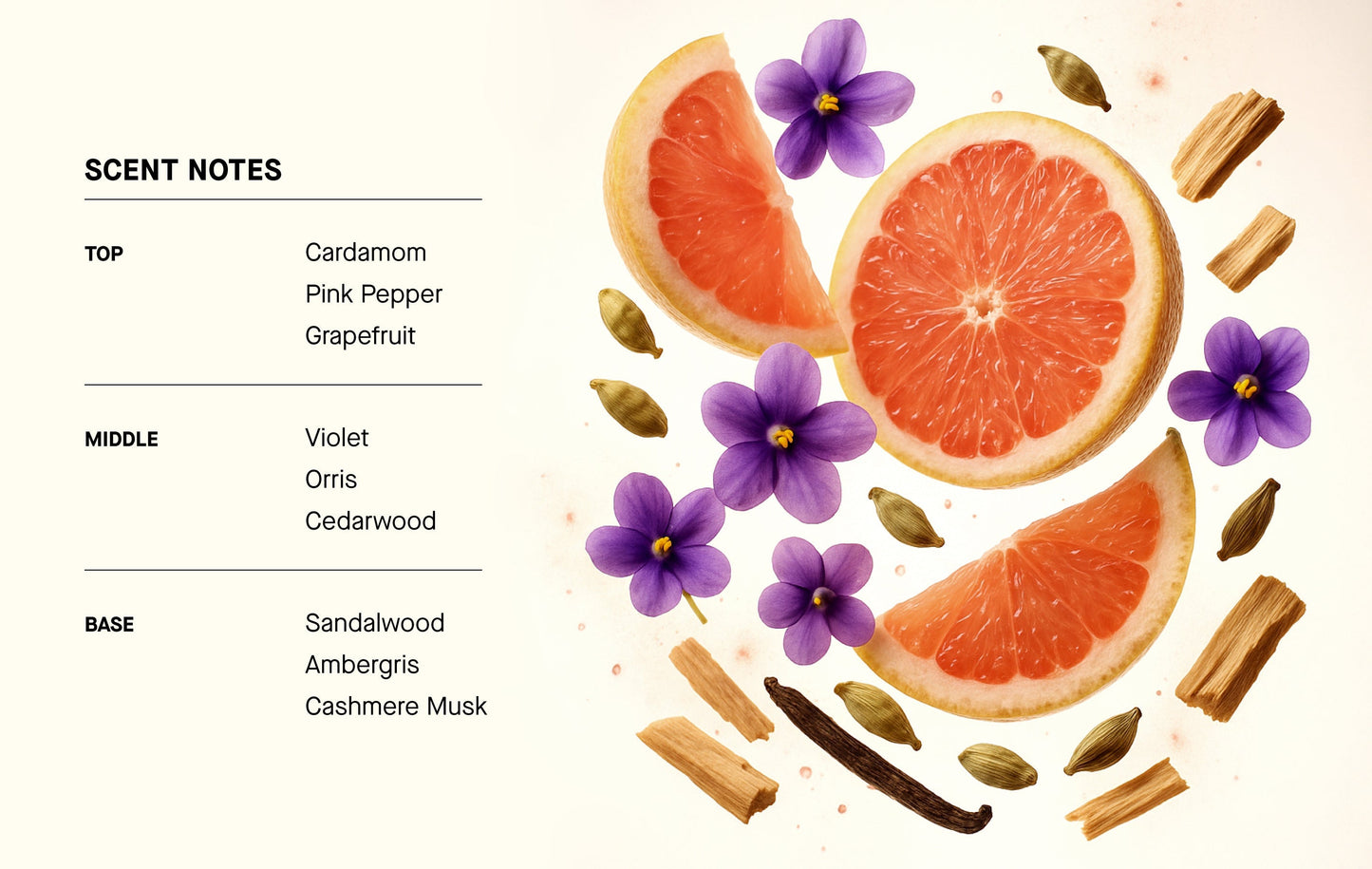 SANTAL- Perfume Mist Hair & Body  - 3.4 floz