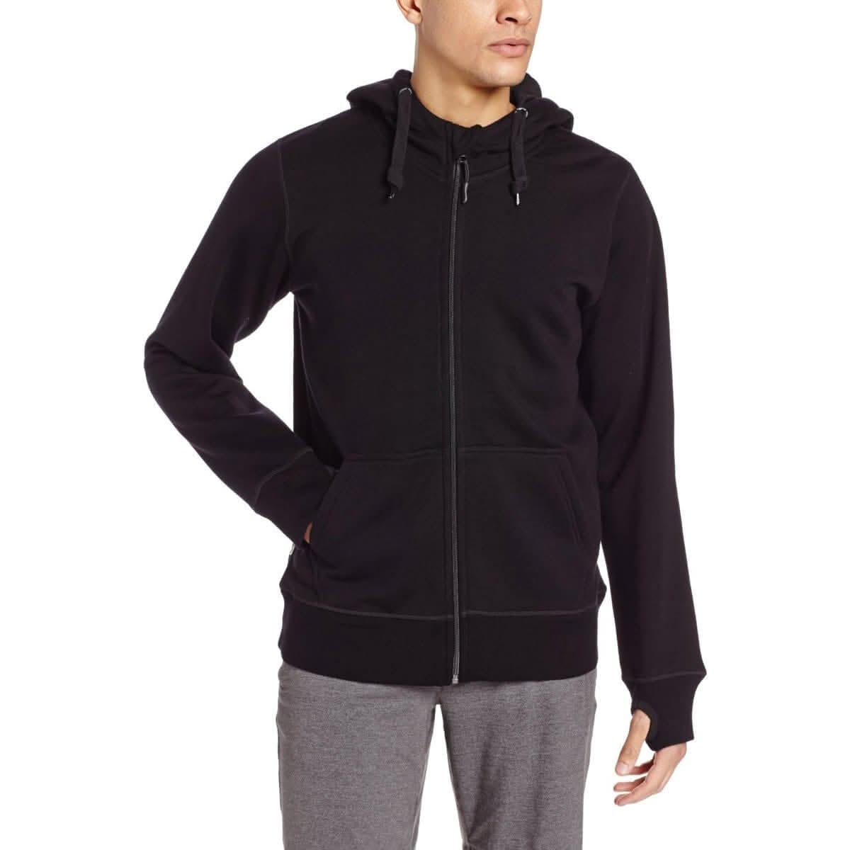 Men's Brushed Merino Wool Full-Zip Hoodie - Heavyweight - Osadia Concept Store