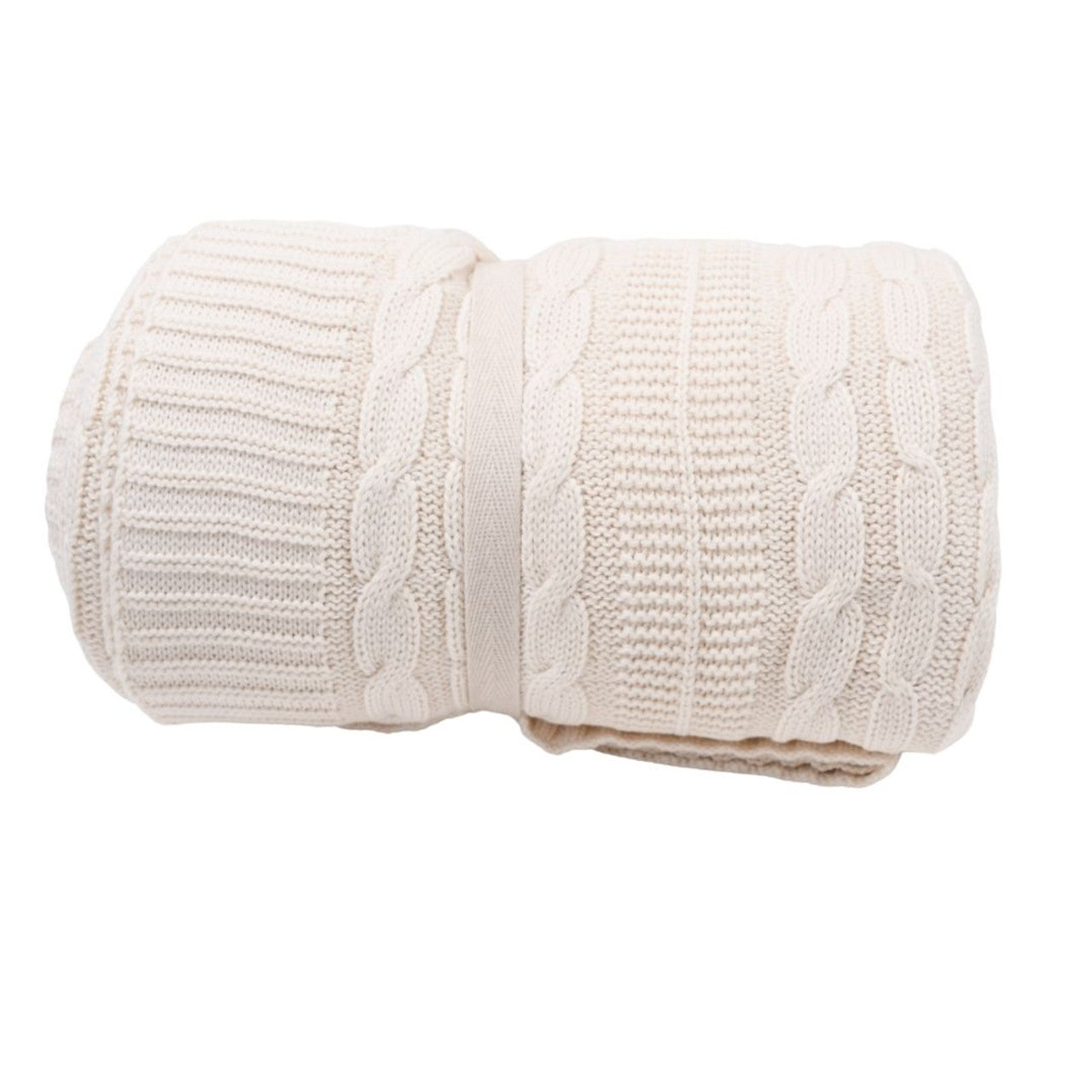 Organic Knit Throw Blanket