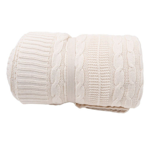 Organic Knit Throw Blanket