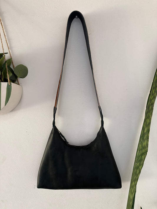 Rango Purse - Dark Green and Hair on Hide