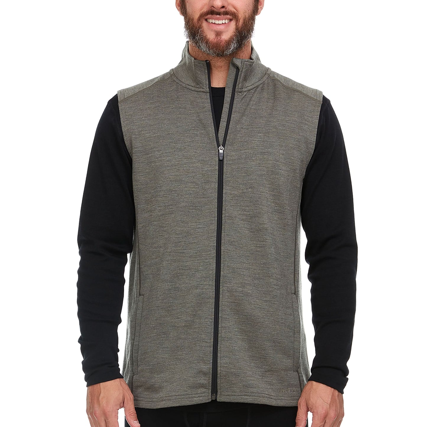Heavyweight Men's Wool Vest - 100% Merino Wool
