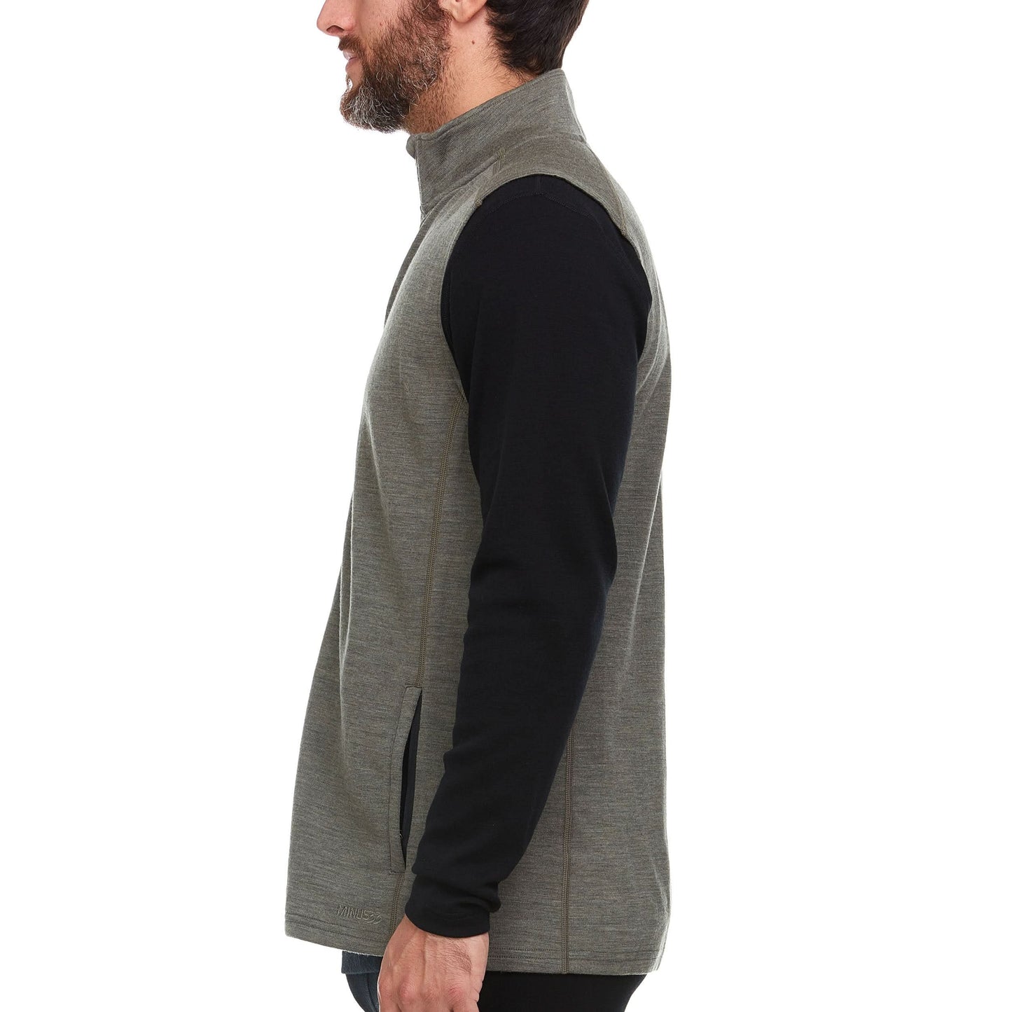 Heavyweight Men's Wool Vest - 100% Merino Wool
