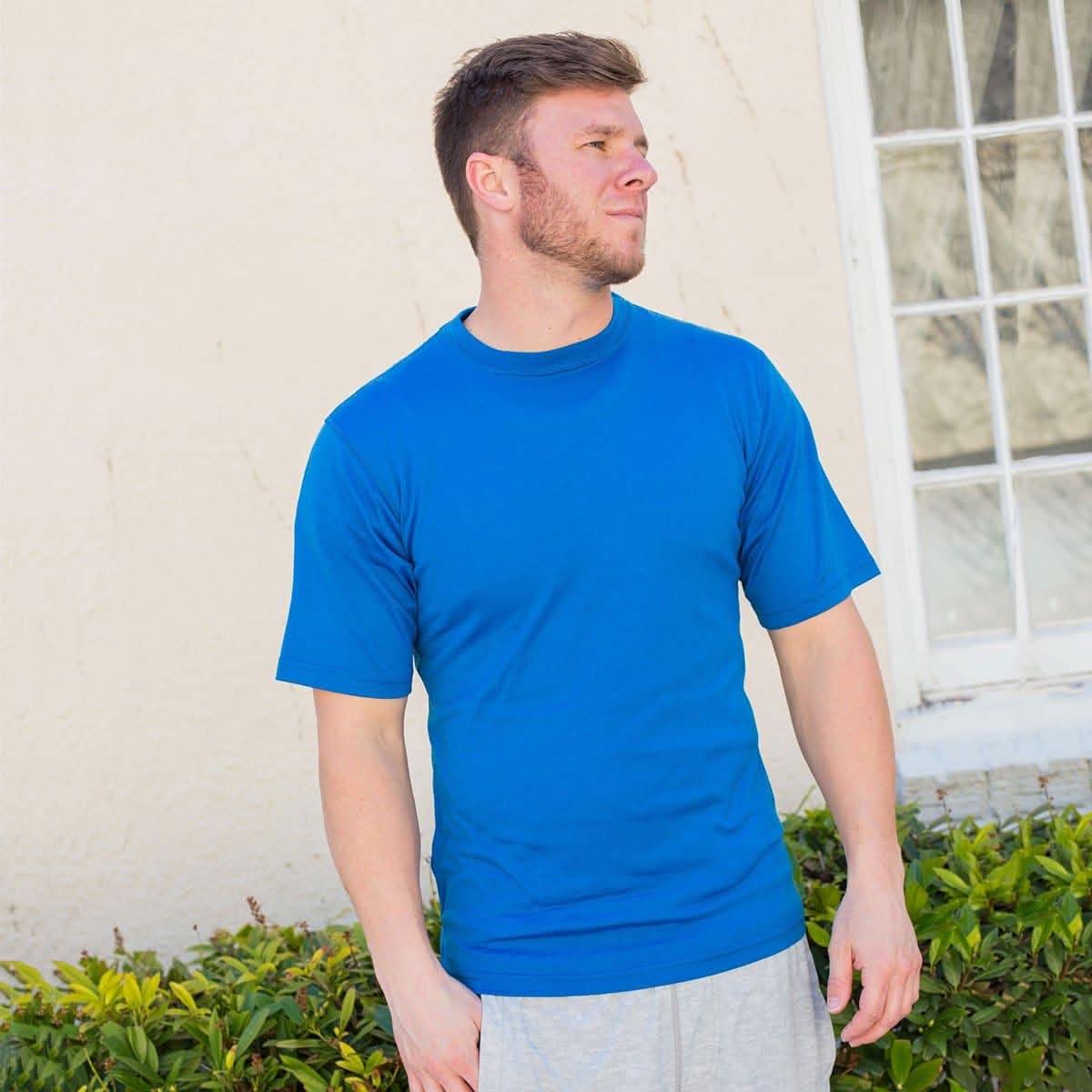 Lightweight Men's Wool T Shirt Crew - 100% Merino Wool - Osadia Concept Store
