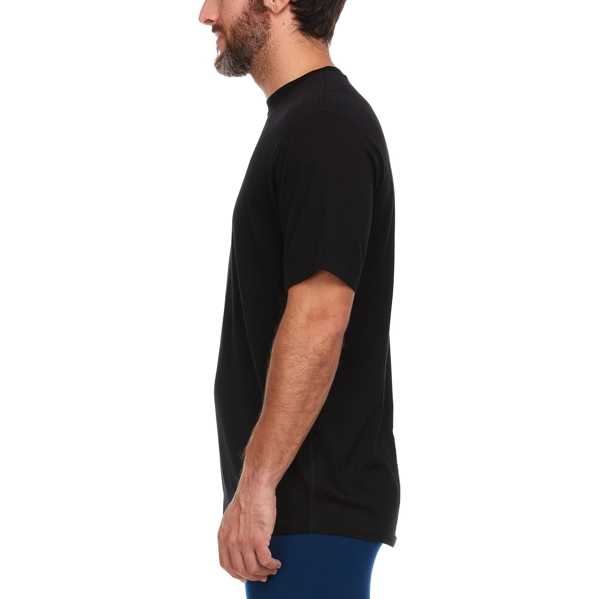 Lightweight Men's Wool T Shirt Crew - 100% Merino Wool - Osadia Concept Store