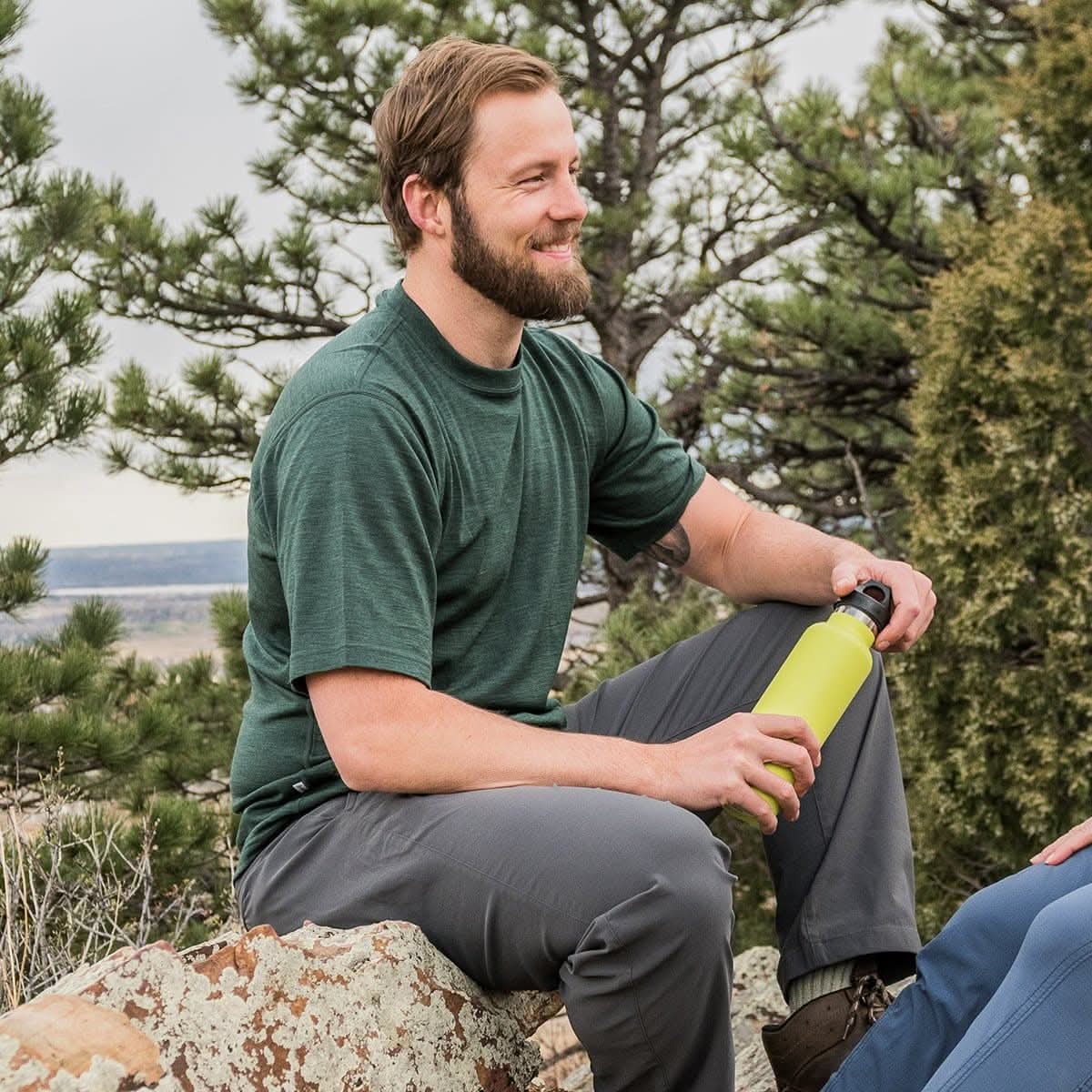 Lightweight Men's Wool T Shirt Crew - 100% Merino Wool - Osadia Concept Store