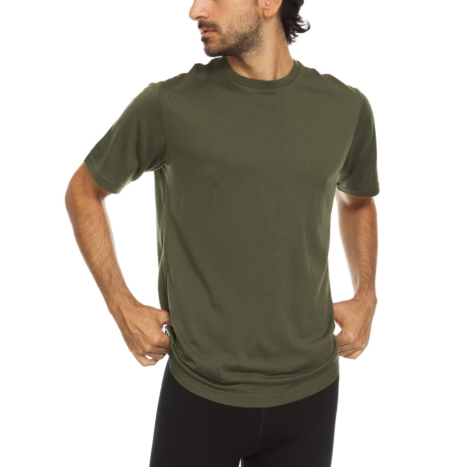 Lightweight Men's Wool T Shirt Crew - 100% Merino Wool - Osadia Concept Store