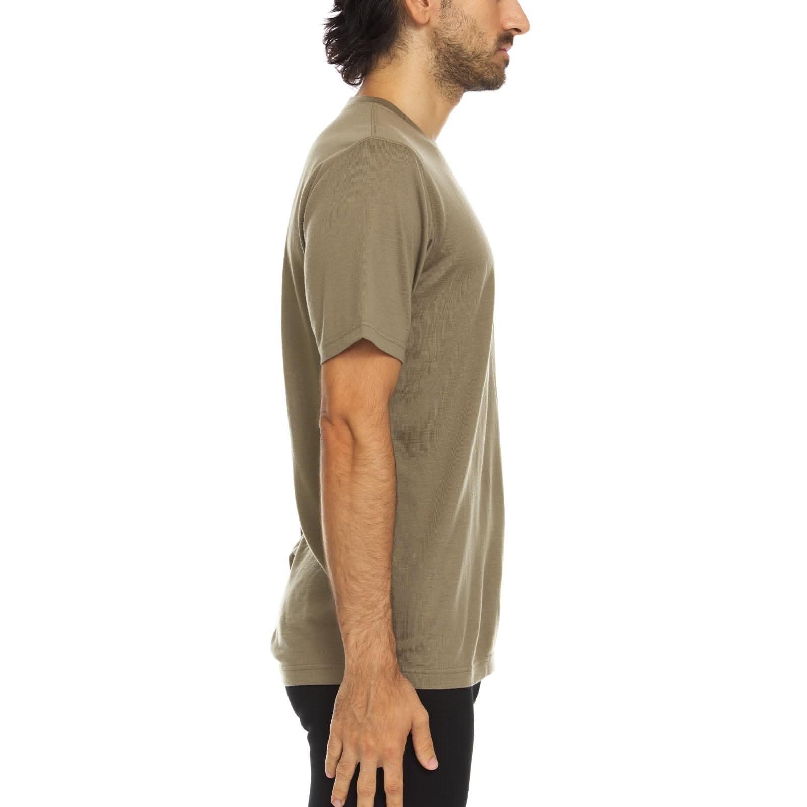 Lightweight Men's Wool T Shirt Crew - 100% Merino Wool - Osadia Concept Store
