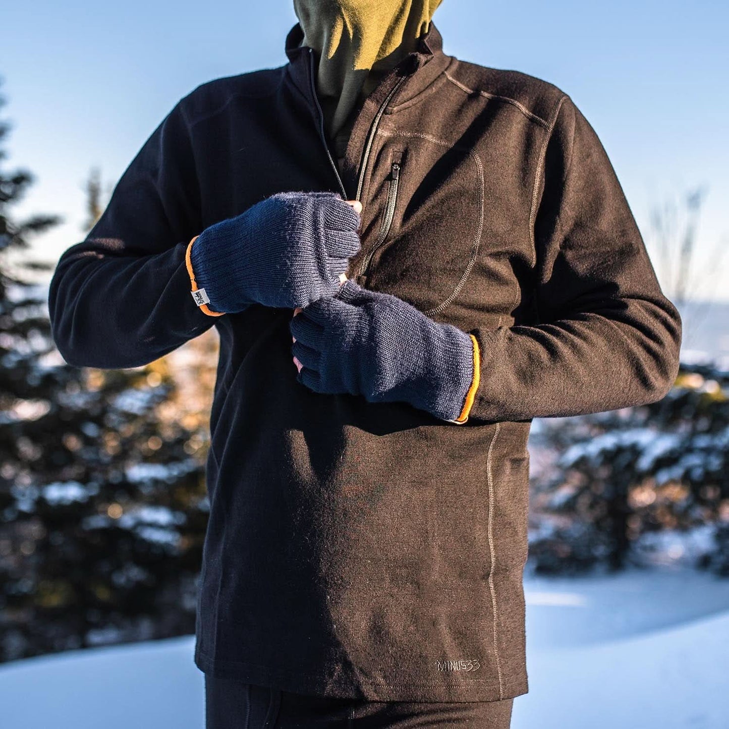 Heavyweight Men's Wool 1/4 Zip - 100% Merino Wool - Osadia Concept Store