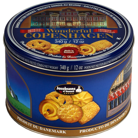 Wonderful Copenhagen Jacobsens Danish Butter Cookies In Tin