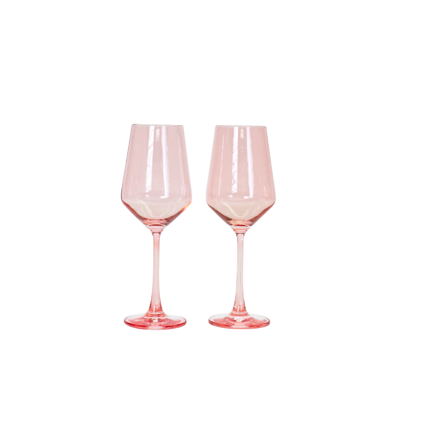 Tickle Me Pink - Colored Wine Glass