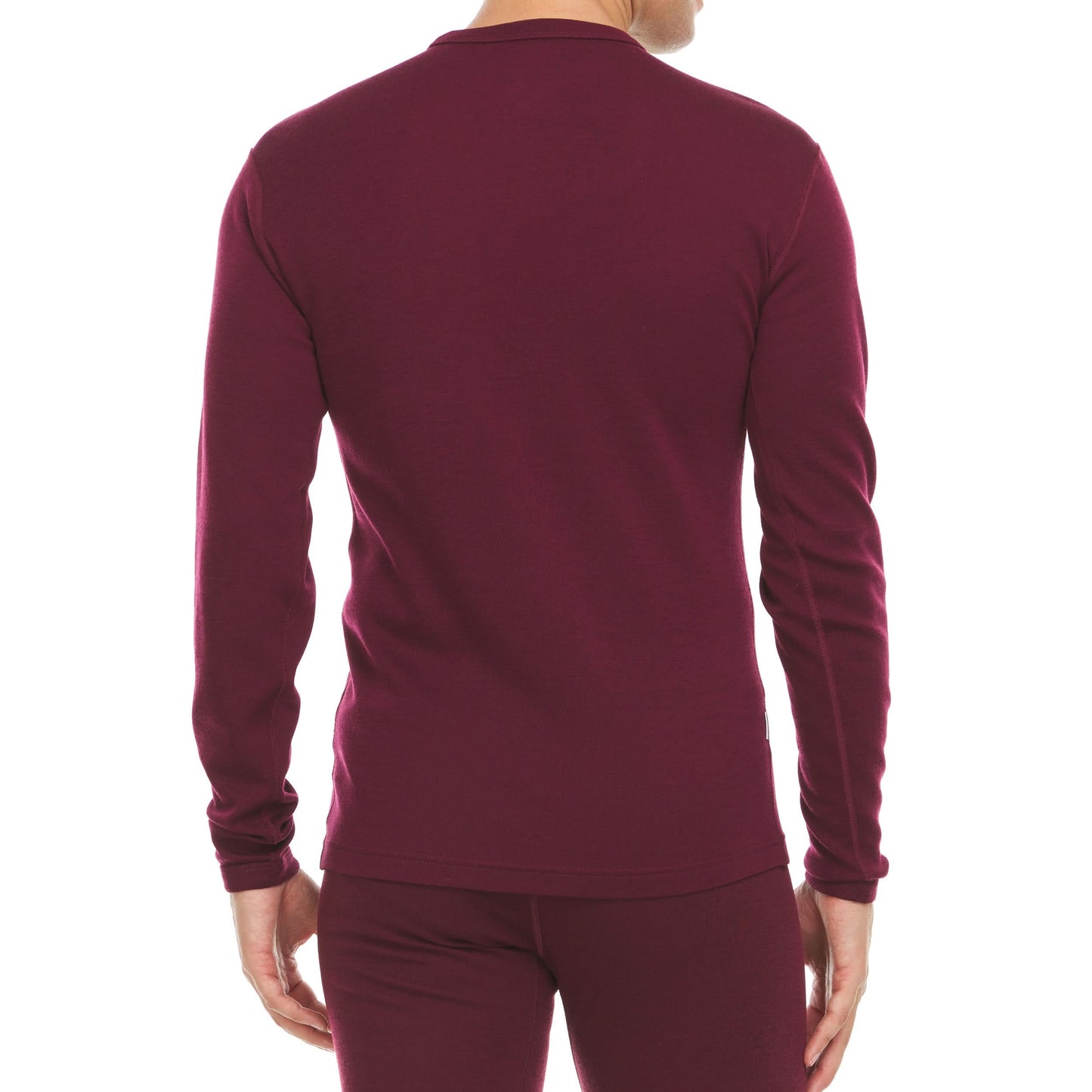 Men's Wool Thermal Top Midweight Base Layer - 100% Merino Wool - Osadia Concept Store