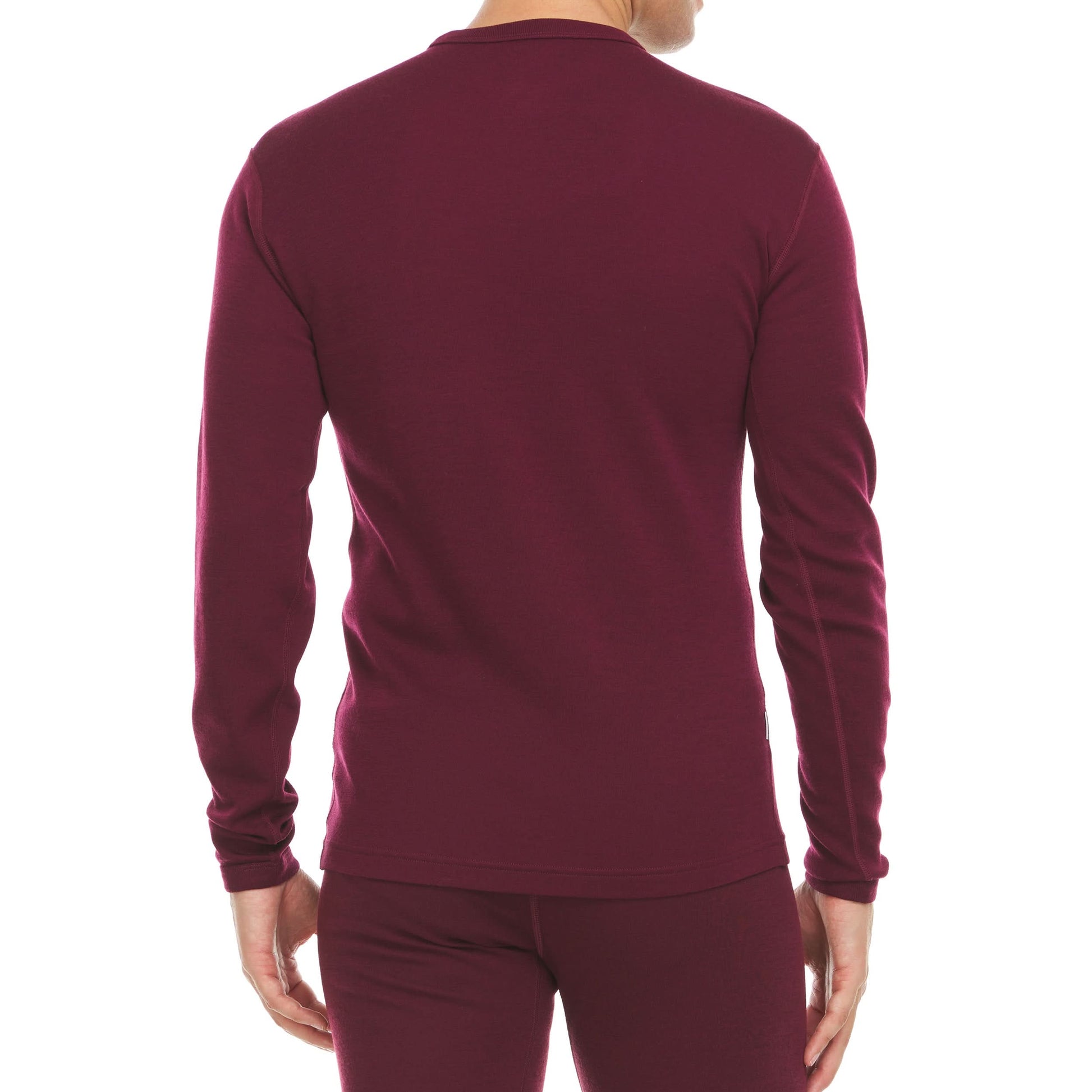 Men's Wool Thermal Top Midweight Base Layer - 100% Merino Wool - Osadia Concept Store