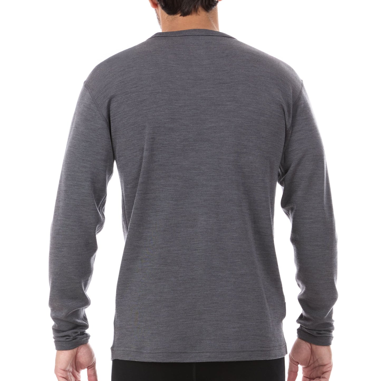 Men's Wool Thermal Top Midweight Base Layer - 100% Merino Wool - Osadia Concept Store