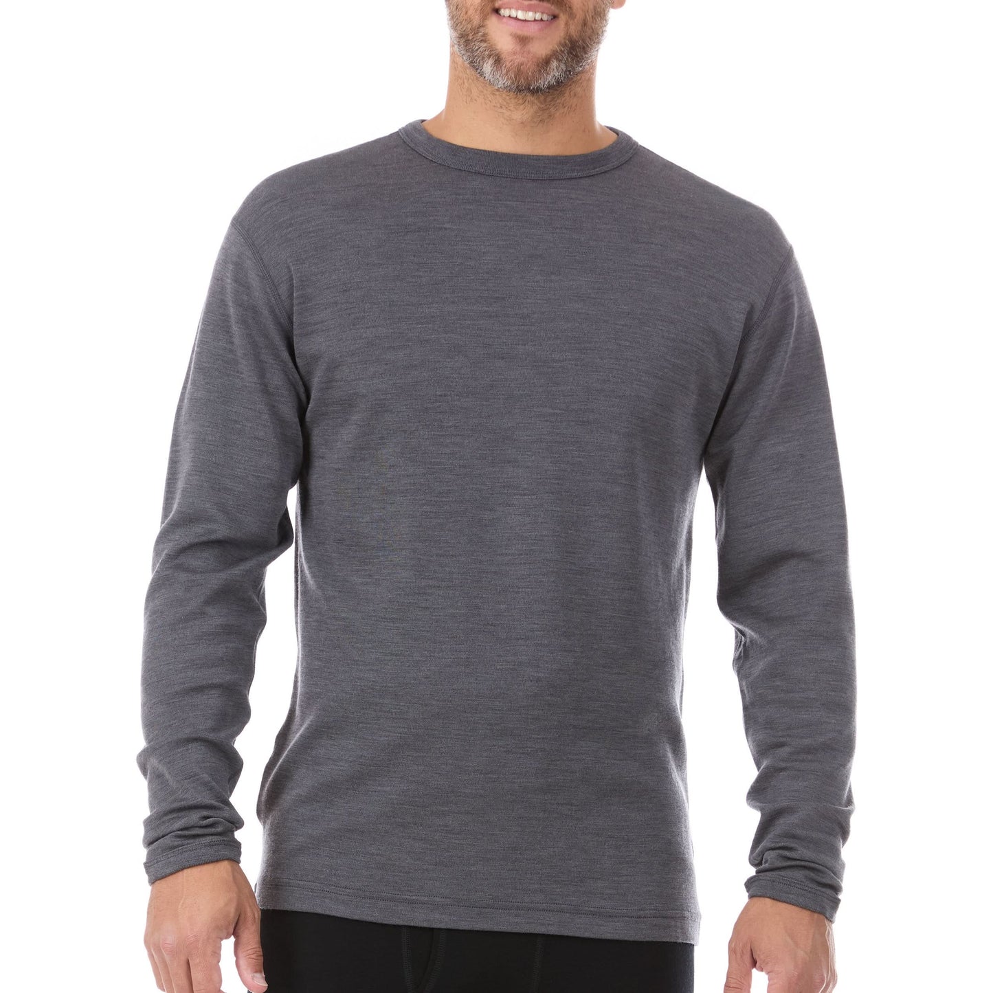 Men's Wool Thermal Top Midweight Base Layer - 100% Merino Wool - Osadia Concept Store