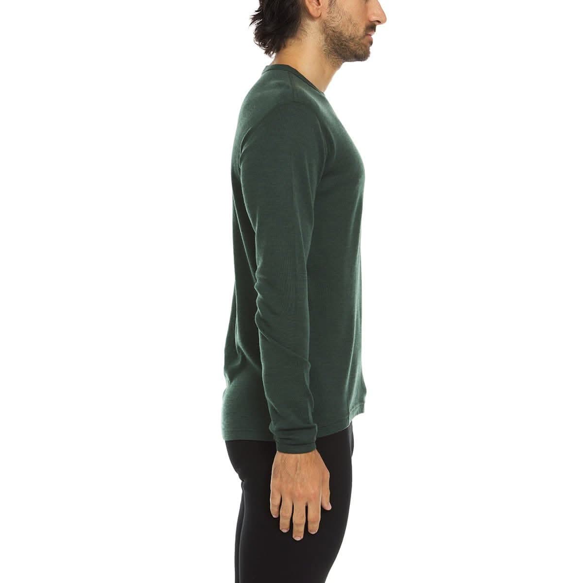 Men's Wool Thermal Top Midweight Base Layer - 100% Merino Wool - Osadia Concept Store