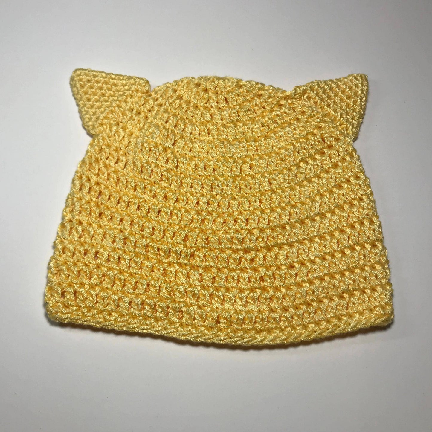 Baby Kitten Ears Knit or Crochet Beanie Pattern