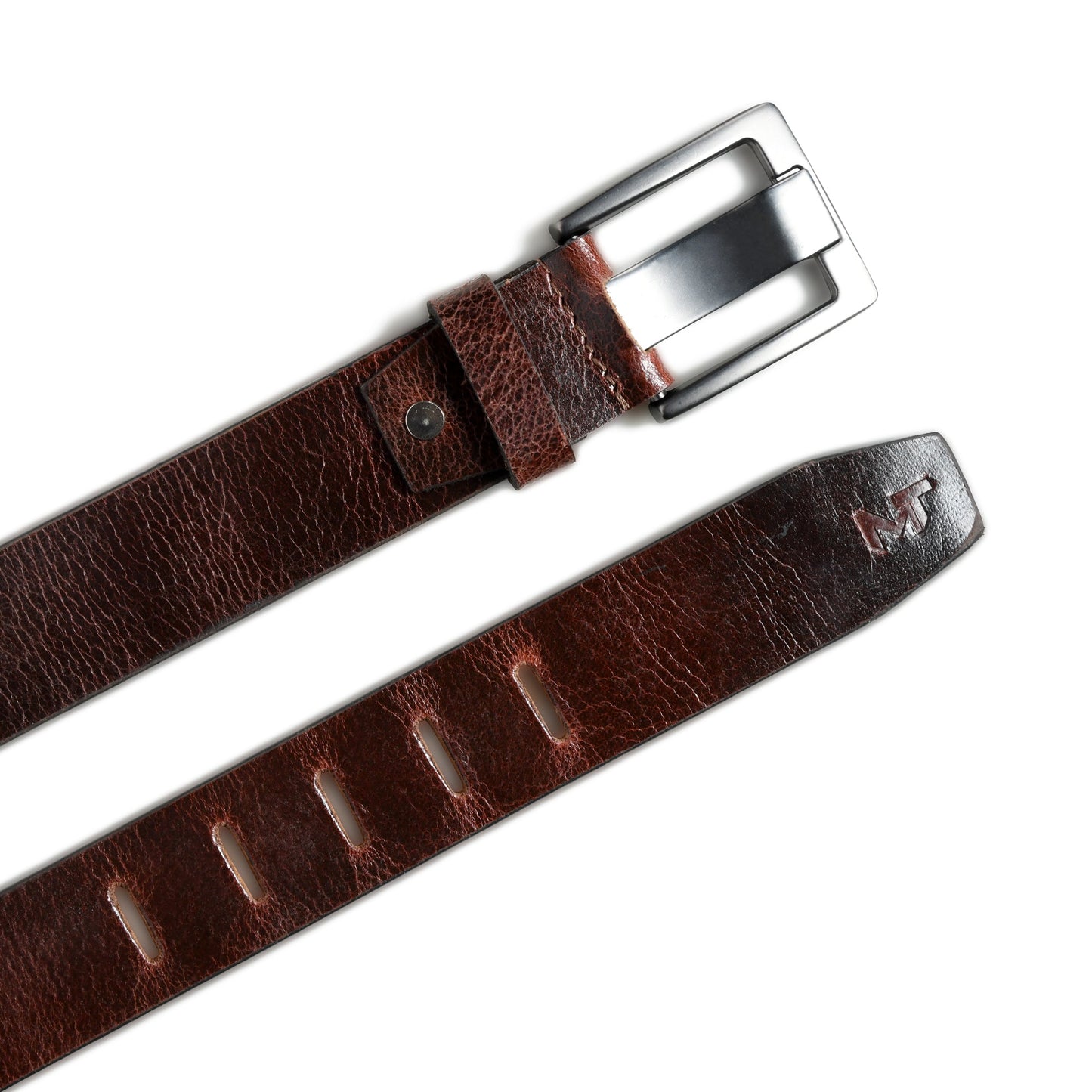 Timberline Dark Brown Leather Belt - Osadia Concept Store