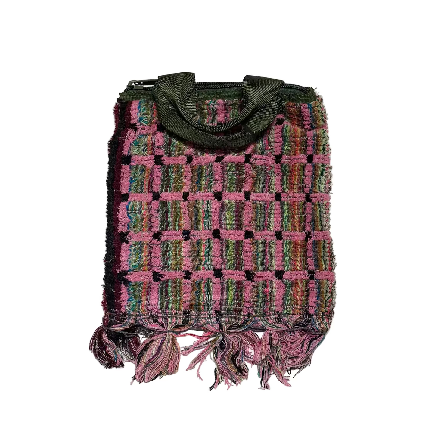 TRUCK SEAT FABRIC SMALL TOTE