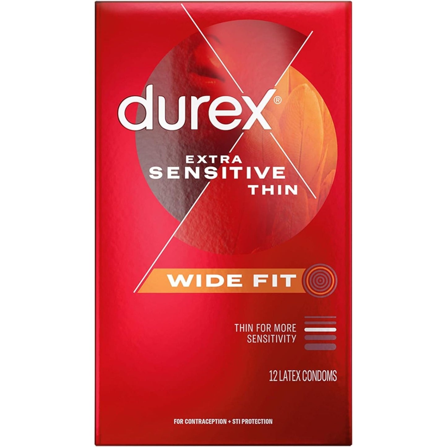 Durex Extra Sensitive Premium Latex Condoms 12 Condoms