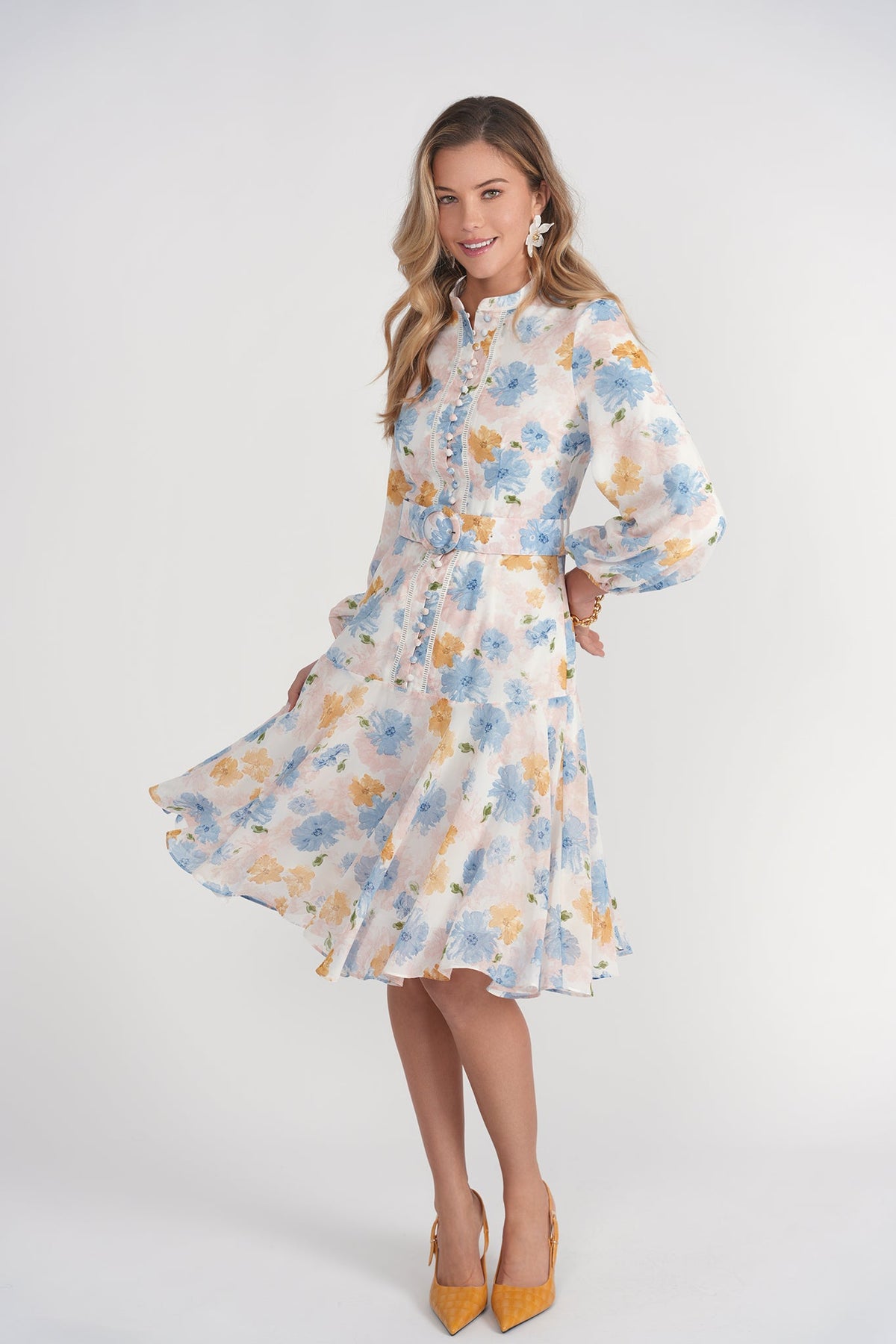 Sophie Dress- Pastel Flowers