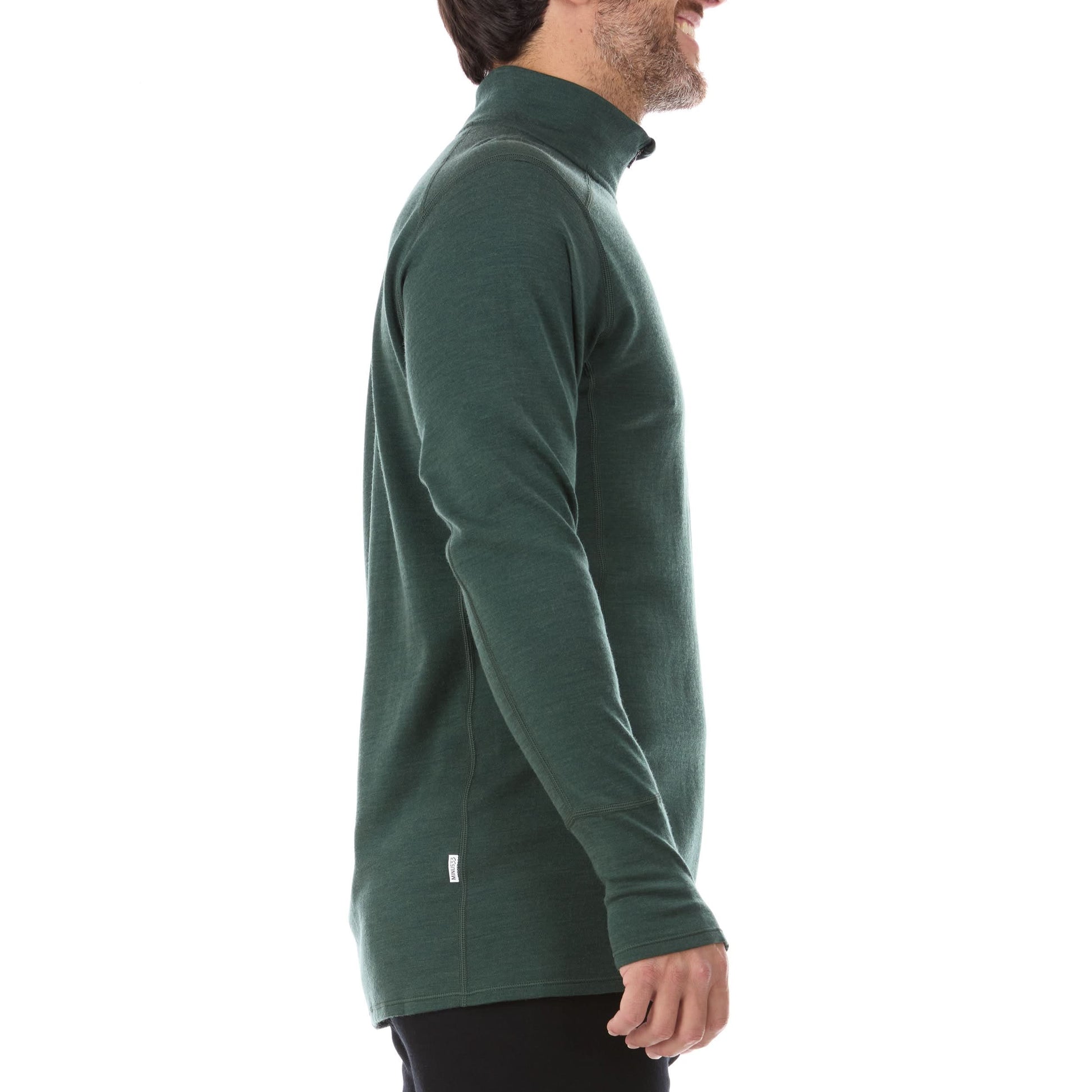 Midweight Men's Wool 1/4 Zip -  100% Merino Wool - Osadia Concept Store