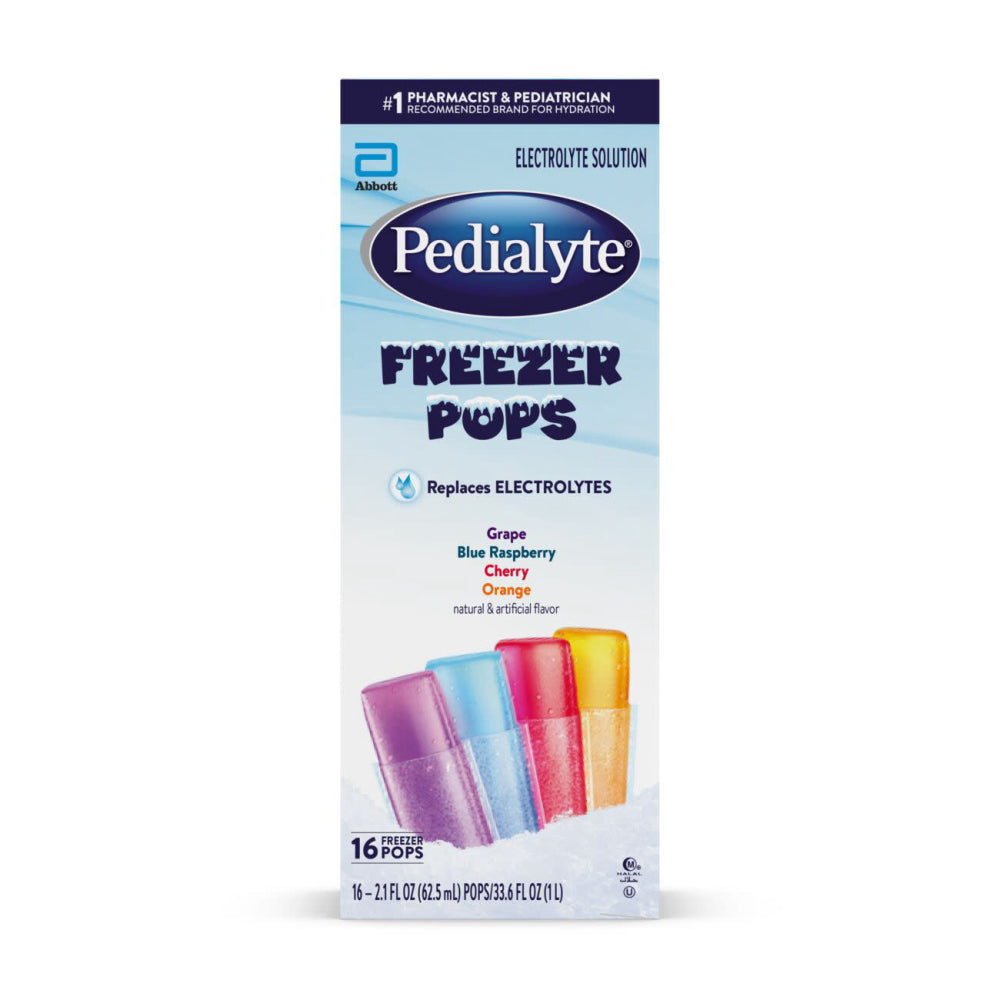 Pedialyte Electrolyte Solution Freezer Pops Variety Pack
