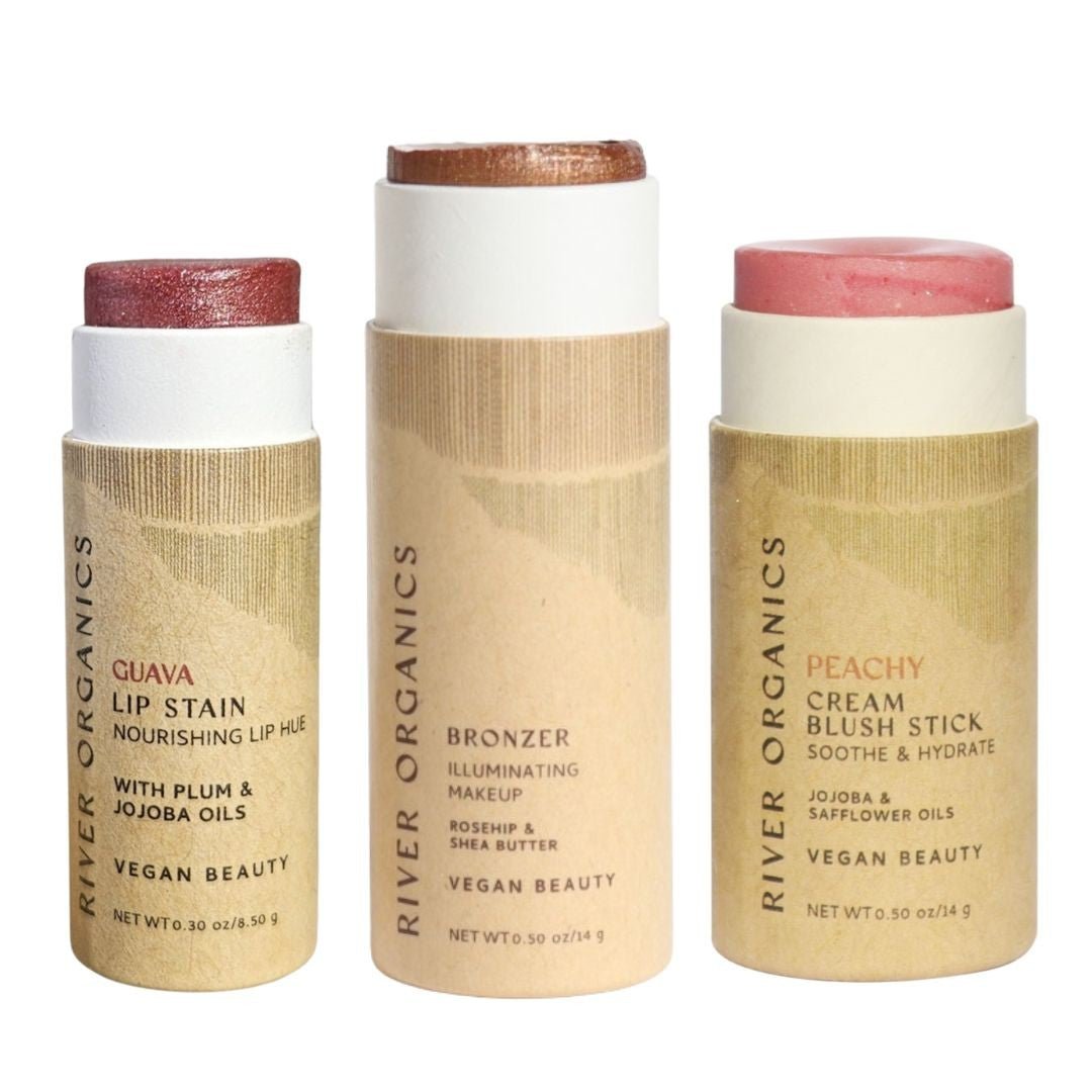 Lip + Highlighter + Blush Set