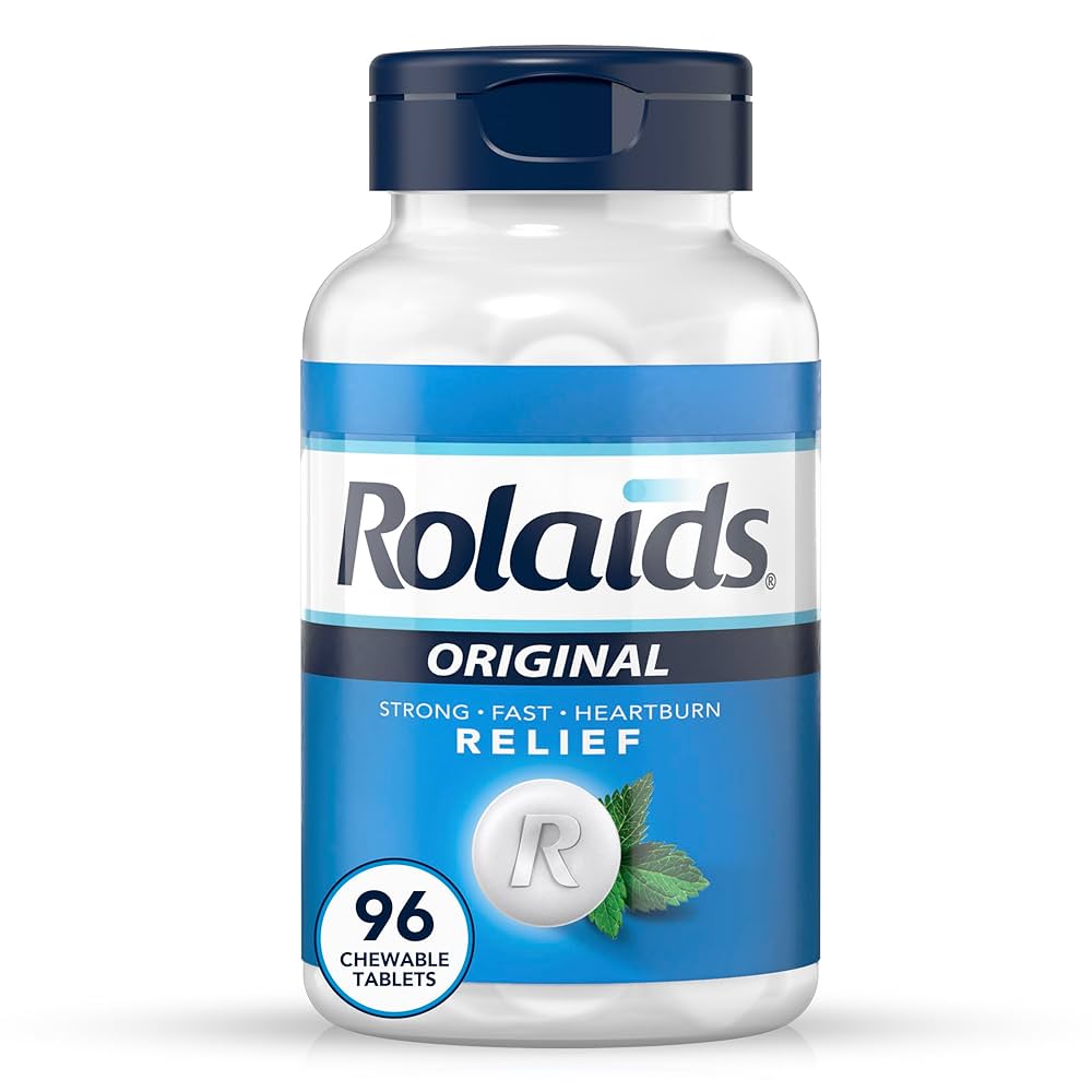 Rolaids Ultra Strength 72 Chewable Tablets Assorted Fruit Extra Strength 96 Mint Chewable Tablets Heartburn Relief