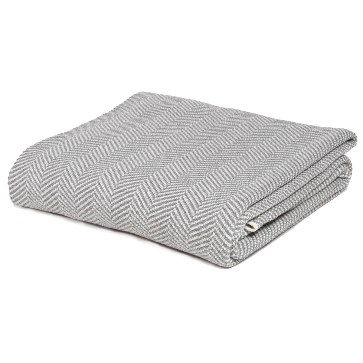 Herringbone - 60" x 80" Jumbo Sustainable Knit Throw Blanket