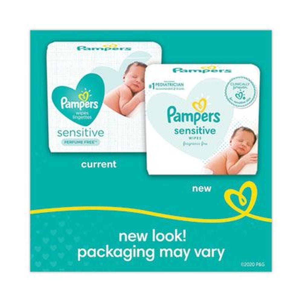 Pampers Sensitive Baby Wipes Travel Pack