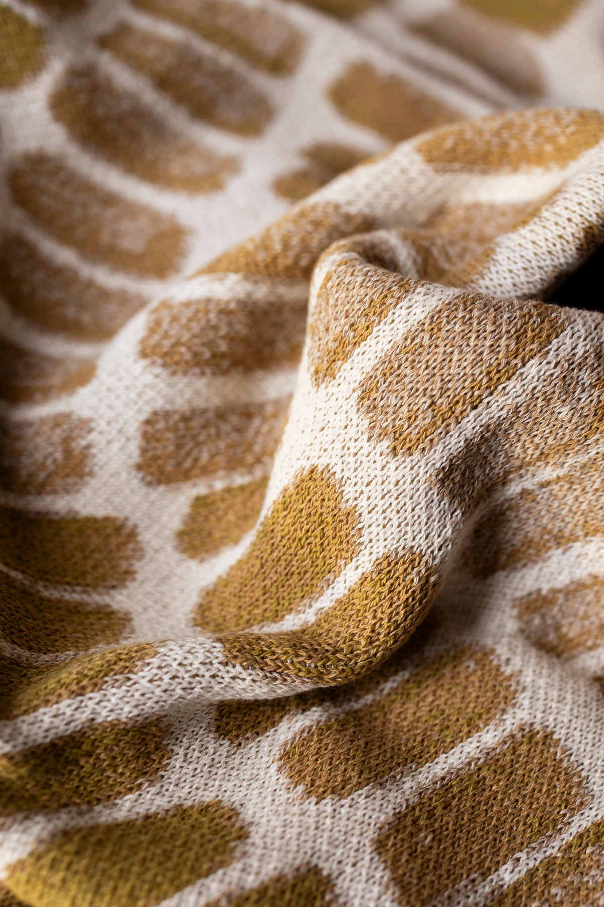 Watercolor by Kelly Harris Smith - Cotton Sustainable Knit Patterned Throw Blanket