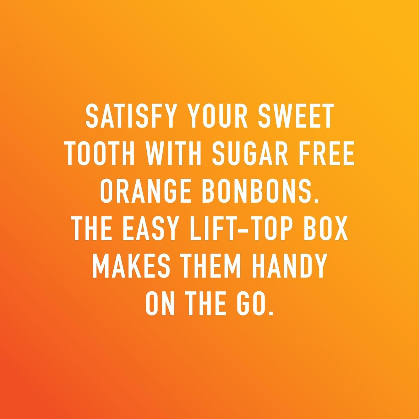 Swiss Imports Orange Sugarfree Candy Bonbons - 1.4oz