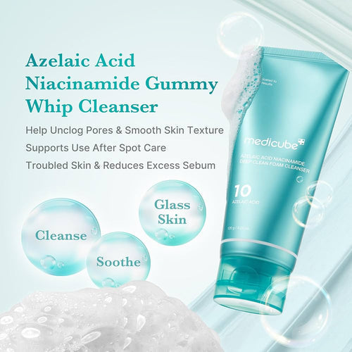 Medicube Azelaic Acid Niacinamide Deep Clean Foam Cleanser